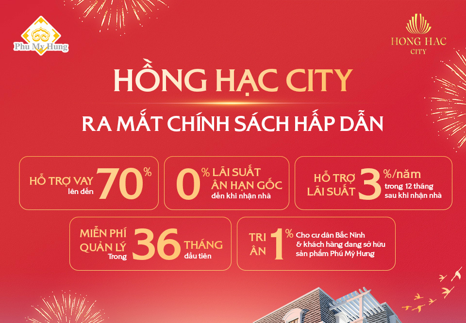 Chính sách bán hàng Hồng Hạc City Phú Mỹ Hưng – Cơ hội đầu tư hấp dẫn tại Bắc Ninh 21 Chính sách bán hàng Hồng Hạc City Phú Mỹ Hưng dành cho nhà đầu tư và khách hàng thân thiết