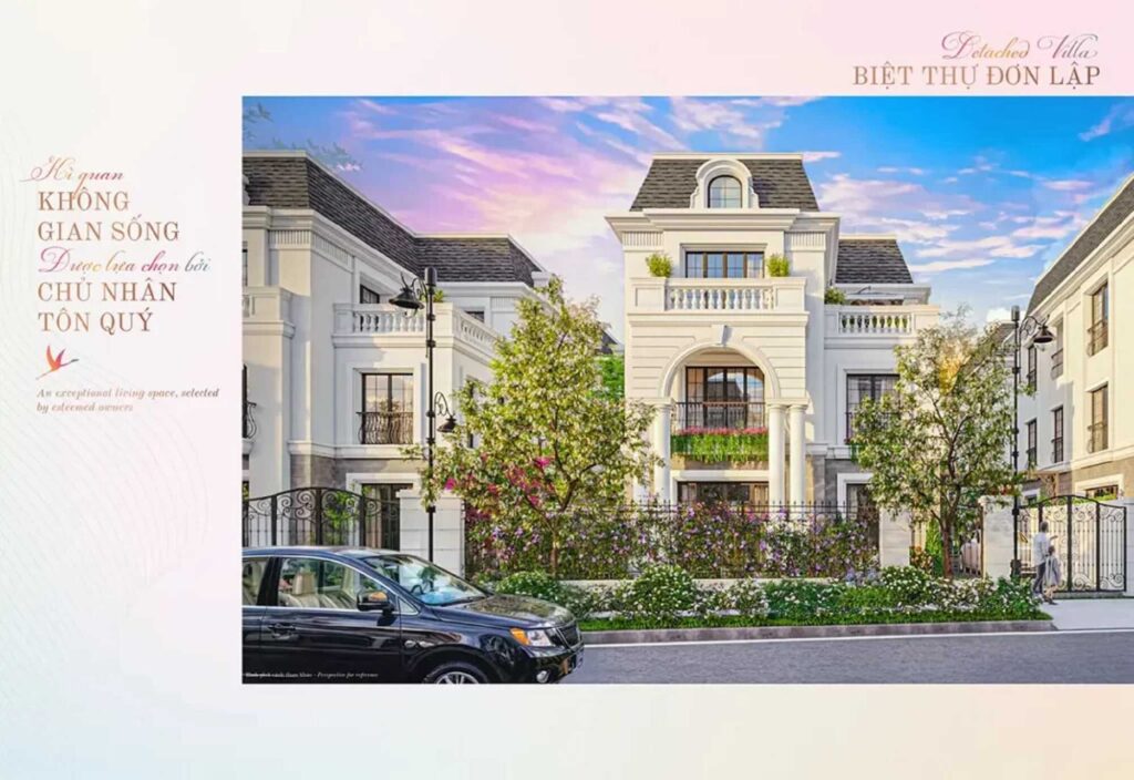 Biệt thự đơn lập ven hồ